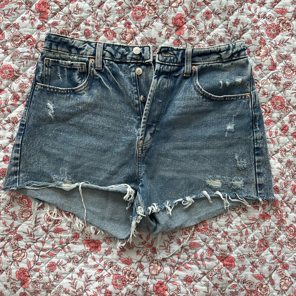 Denim shorts